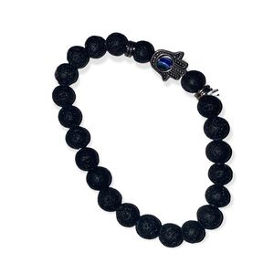 boho crystal Essential oil diffuser bracelets with lava stones